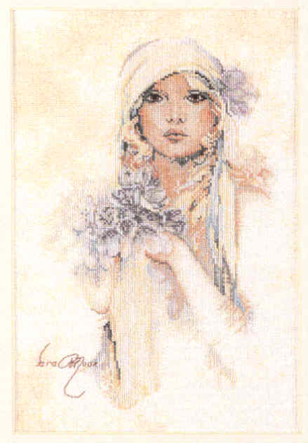 외국 십자수패키지 Lanarte/LADY WITH LILAC-34782