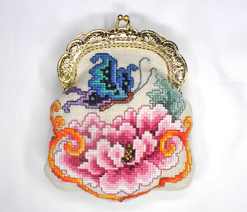 십자수패키지 실없는 동전지갑 BUTTERFLY CHARMER-12818