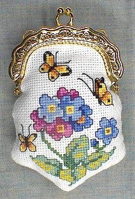 십자수패키지 실없는 동전지갑 THREE BUTTERFLIES-12820