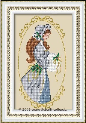 십자수도안책 Passione Ricamo/ WINTETR LADY-RL03