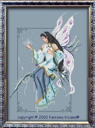 십자수도안책 Passione Ricamo/ WINTER FAIRY SPIRIT-RL08