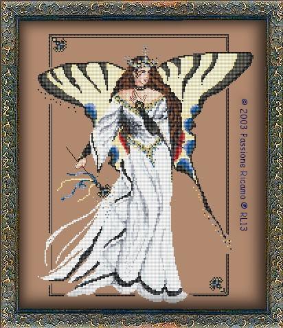 십자수도안책 Passione Ricamo/ MIRACLE BUTTERFLY-RL13