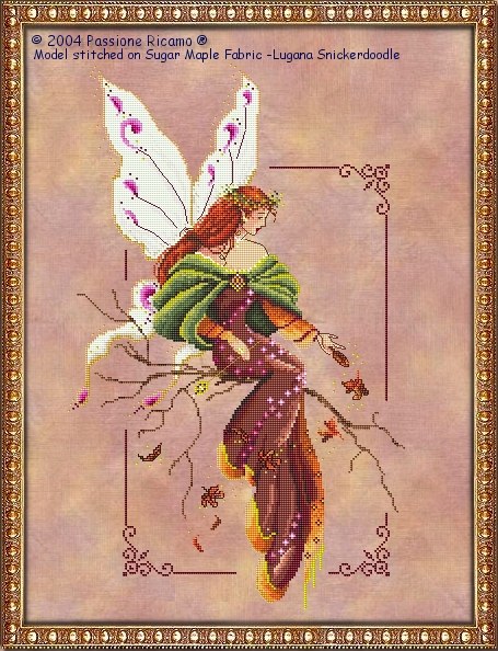 십자수도안책 Passione Ricamo/ AUTUMN FAIRY SPIRIT-RL17