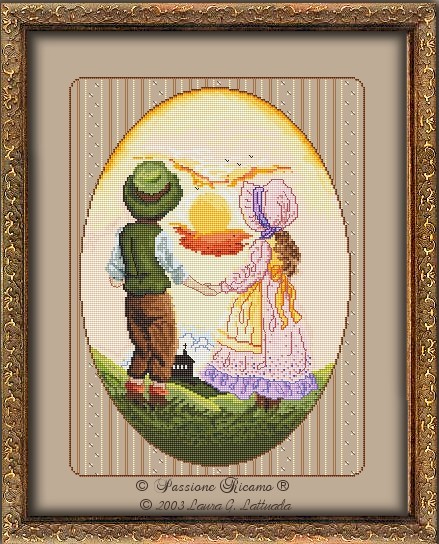 십자수도안책 Passione Ricamo/ COUNTRY SUNSET-CY05