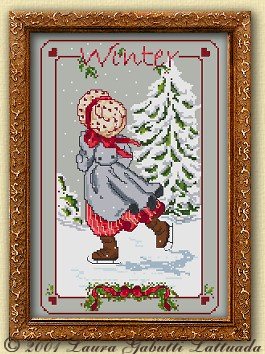 십자수도안책 Passione Ricamo/ COUNTRY WINTER-CY04