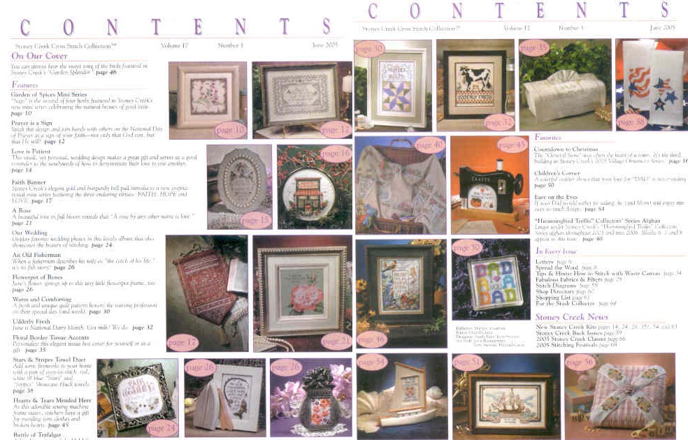 십자수잡지 STONEY CREEK-JUNE 2005