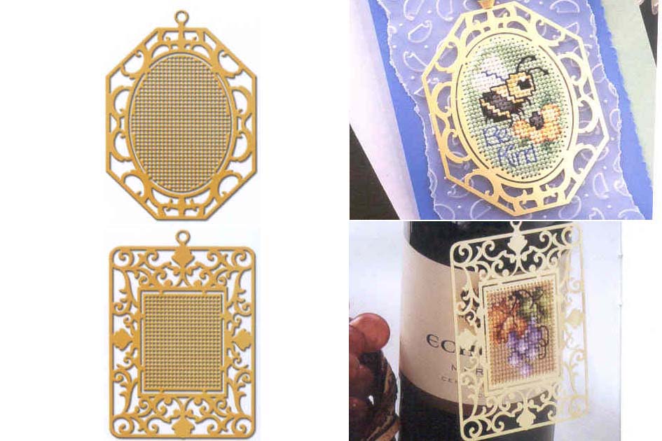 황동 수놓는 판 CHARM SETS/EXPRESSIONS-43565(2개세트)