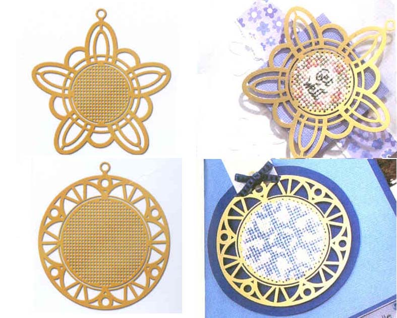 황동 수놓는 판 CHARM SETS/BLOSSOM-43569(2개세트)