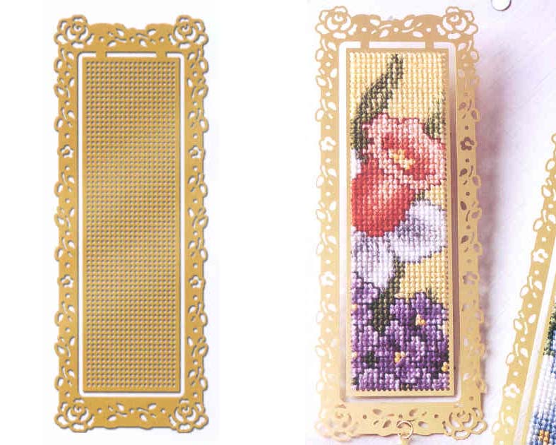 황동 수놓는 판 BOOKMARK/ROSE-43626