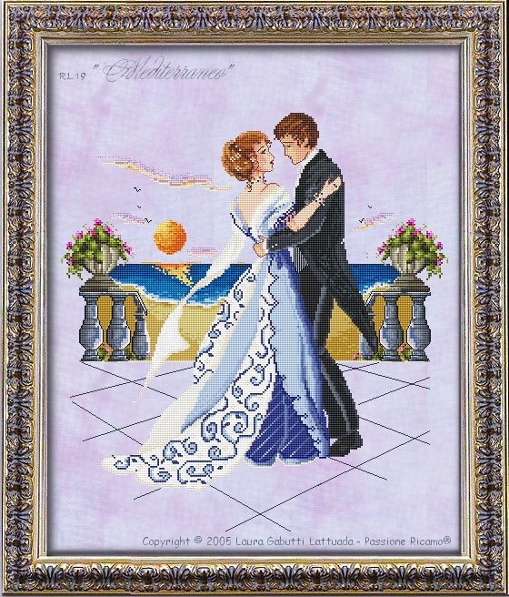 십자수도안책 Passione Ricamo/ MEDITERRANEO-RL19