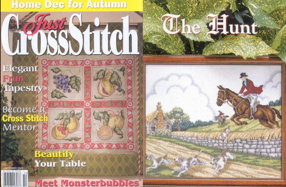 십자수잡지 JUST CROSSSTITCH OCTOBER 2005
