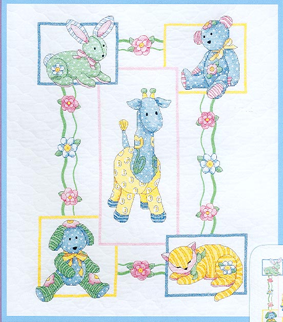 외국 십자수패키지 Dimensions/ 아기이불 BABYS FRIENDS-73067