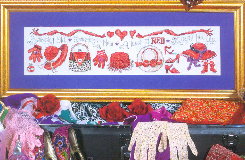 외국 십자수패키지 Design Works/ A TOUCH OF RED-2318