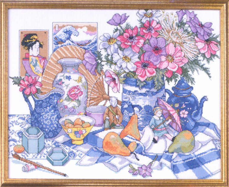 외국 십자수패키지 Design Works/ EAST MEET WEST-9706