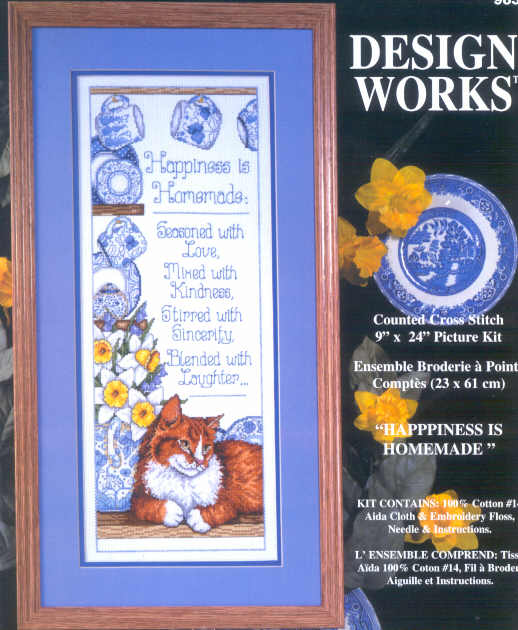 외국 십자수패키지 Design Works/ HAPPINESS IS HOMEMADE-9836