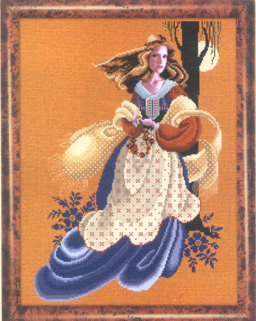 십자수도안책 Lavender & Lace/ EVANGELINE-LL61