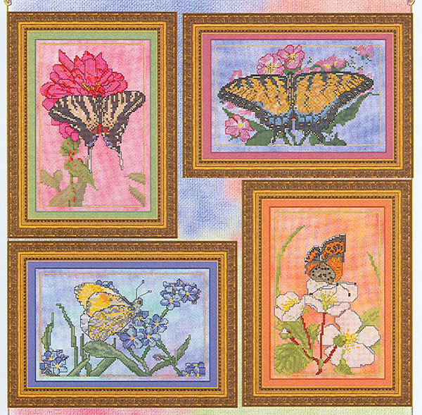 십자수도안책 Cross My Heart/ FLUTTER-BYES I-283