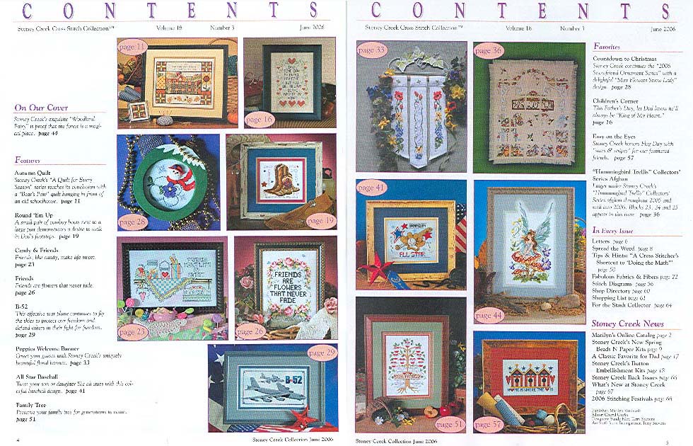 십자수잡지 STONEY CREEK-JUNE 2006