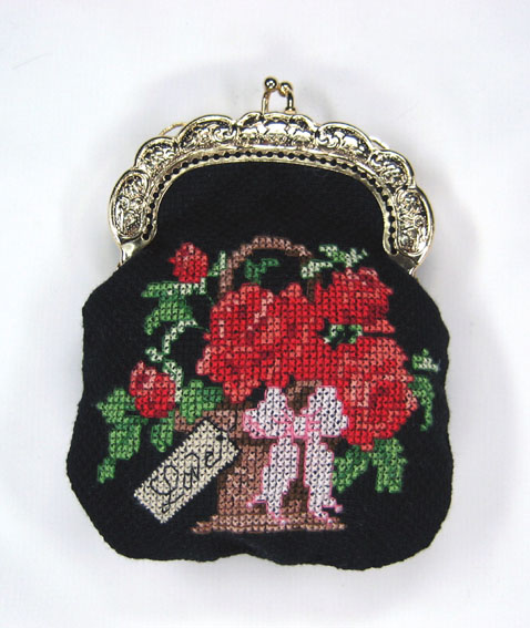 십자수패키지 실없는 동전지갑 LOVELY ROSES-13897