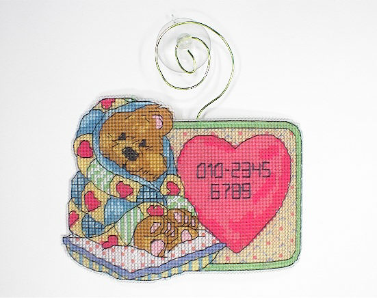 십자수 완성품 걸이장식, 잠시주차-윔지 MAY GOD BLESS/14048