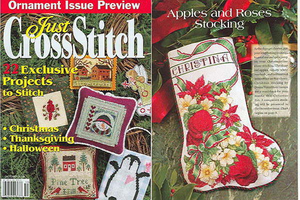 십자수잡지 JUST CROSSSTITCH OCTOBER 2006