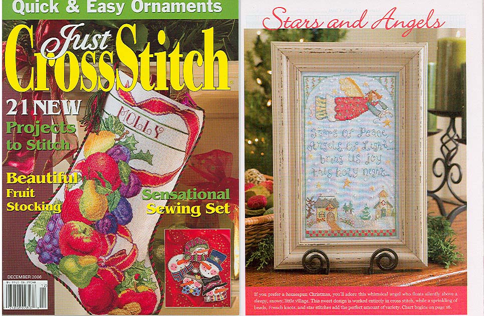 십자수잡지 JUST CROSSSTITCH DECEMBER 2006