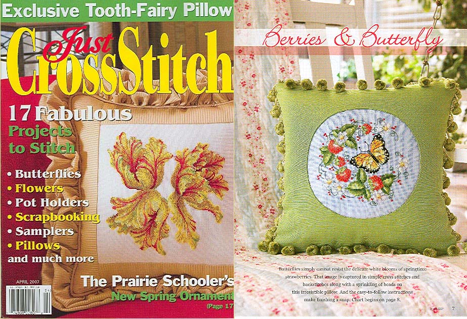 십자수잡지 JUST CROSSSTITCH APRIL 2007