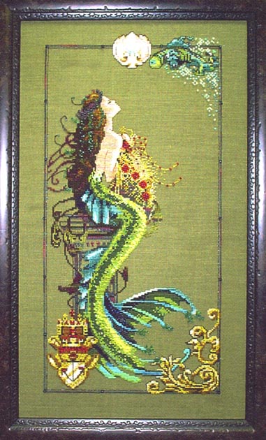 (중고)십자수도안책 Mirabilia/ MERMAID OF ATLANTIS-MD95(중고) Mira포장