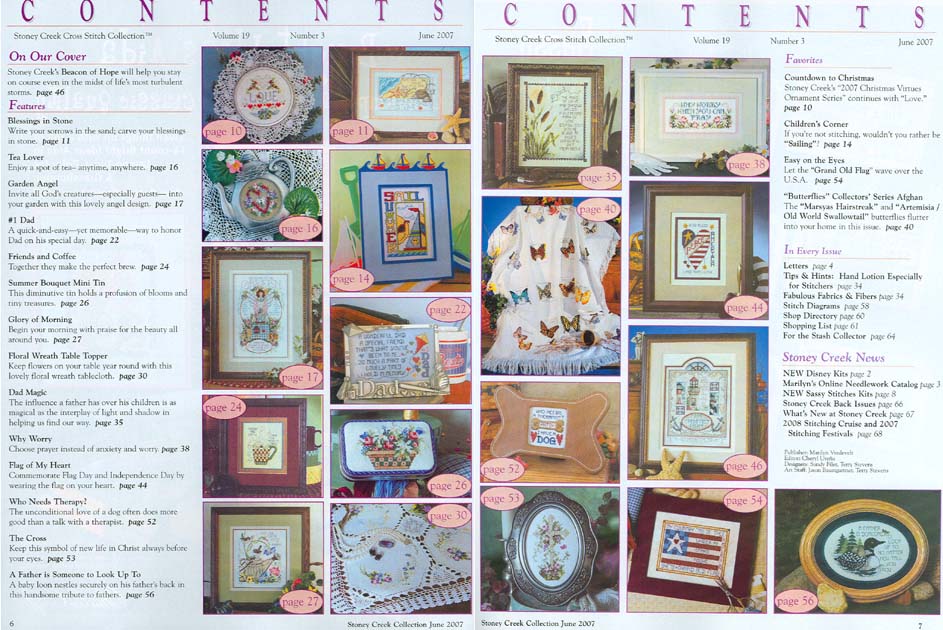 십자수잡지 STONEY CREEK-JUNE 2007