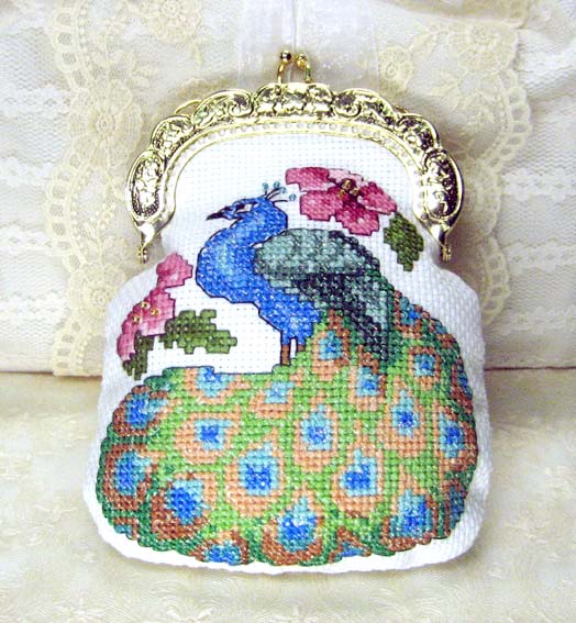 십자수패키지 실없는 동전지갑 SHOWY PEACOCK-14266