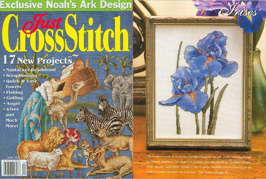 십자수잡지 JUST CROSSSTITCH JUNE 2007