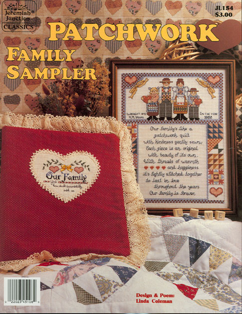 십자수도안책 Jeremiah/ PATCHWORK FAMILY SAMPLER-154