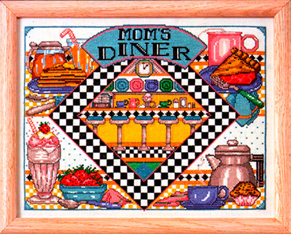 외국 십자수패키지 Design Works/ DINER ORCHEN(MOMS DINER)-9419