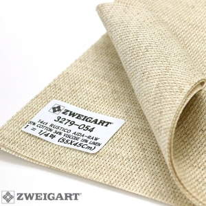 쯔바이 자수원단 14카운트-RUSTICO AIDA-RAW/3279-054