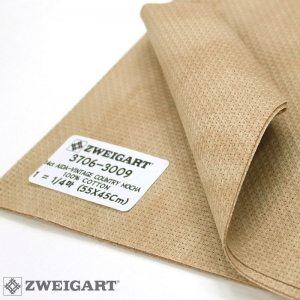 쯔바이 자수원단 14카운트-AIDA-VINTAGE COUNTRY MOCHA/3706-3009