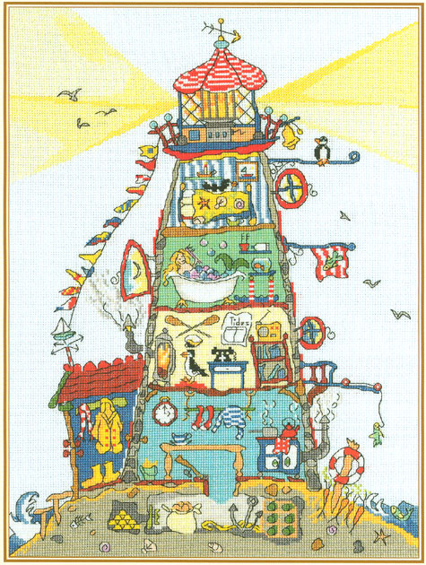 십자수도안책 BothyThreads/ Cut Thru Lighthouse-XCT1(번호없음)