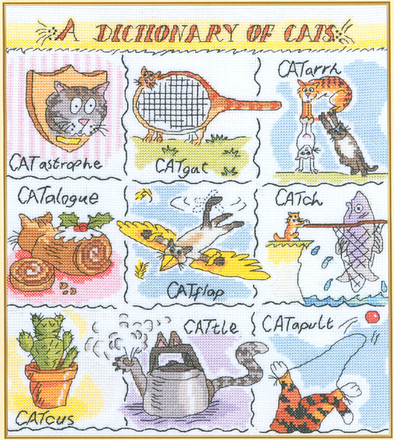 십자수도안책 BothyThreads/ A Dictionary of Cats(복합사포함)-XDO4(번호없음)
