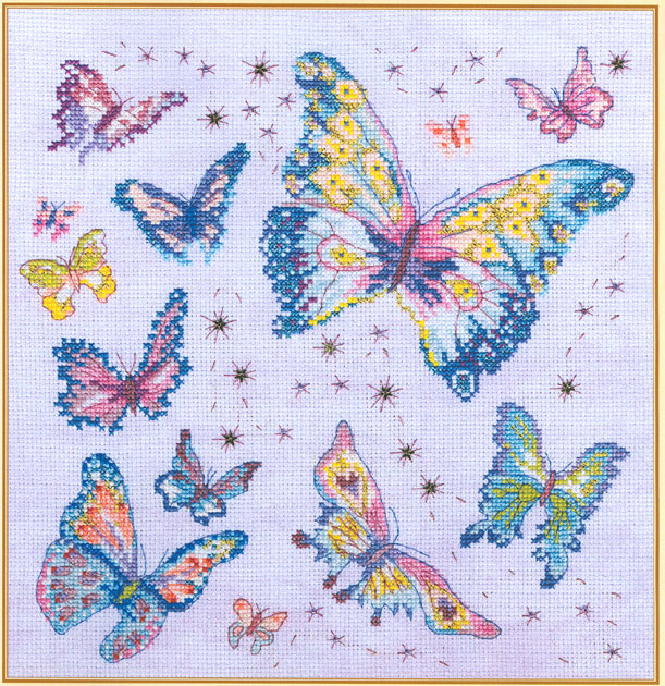 십자수도안책 BothyThreads/ Flitterflies(특수실,장식,구슬포함)-XF1(번호없음)