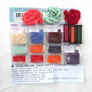 70108/MD108 (특수실 구슬 패키지)/JANUARYS GARNET FAIRY