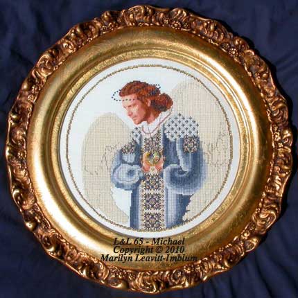 십자수도안책 Lavender & Lace/ MICHAEL(대천사 미카엘)-LL65