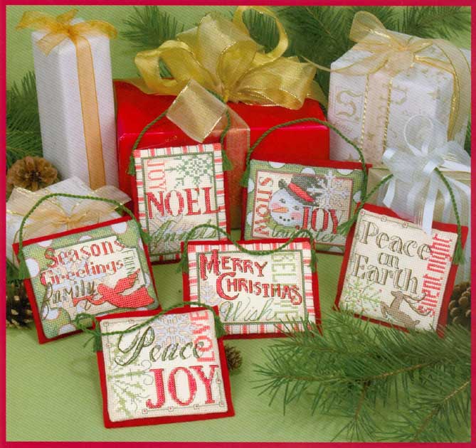 외국 십자수패키지 Dimensions/ 오너먼트 CHRISTMAS SAYINGS-8827