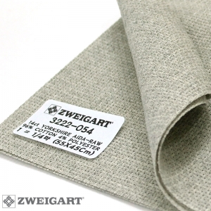 쯔바이 자수원단 14카운트-YORKSHIRE AIDA-RAW/3222-054