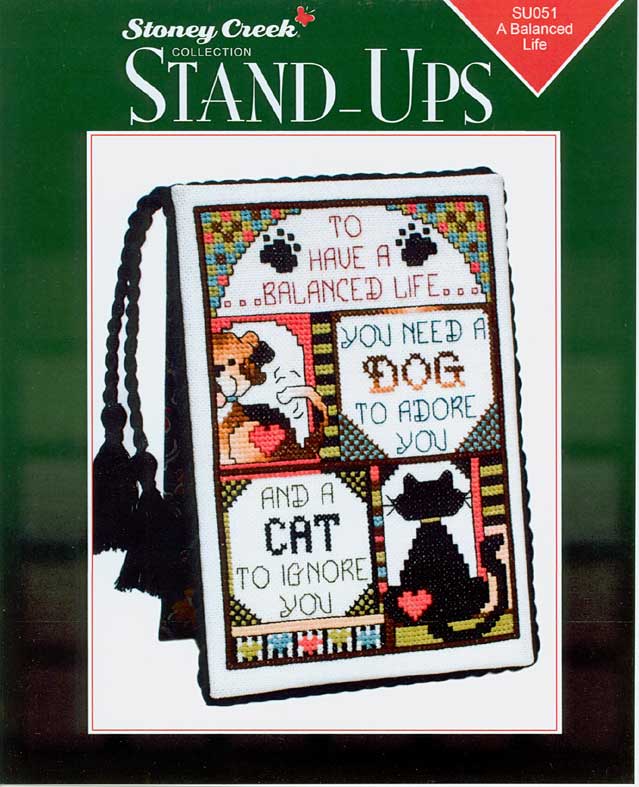 십자수도안책 Stoney/ Stand-Ups/ A BLANCED LIFE-SU051