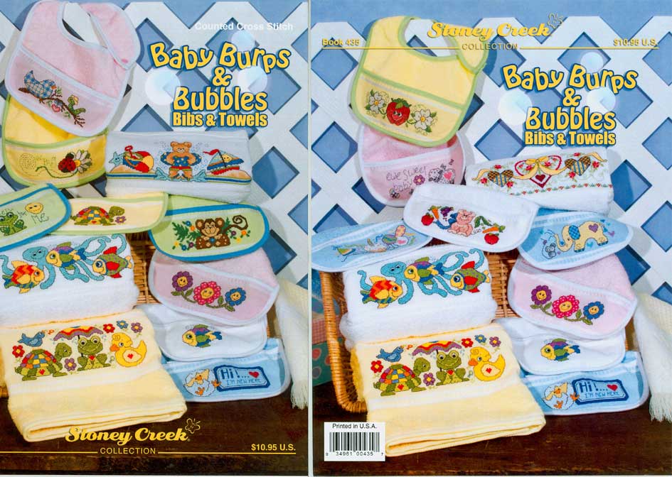 십자수도안책 Stoney/ BABY BURPS AND BUBBLES-435