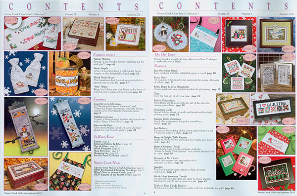 십자수잡지 STONEY CREEK-AUTUMN 2011