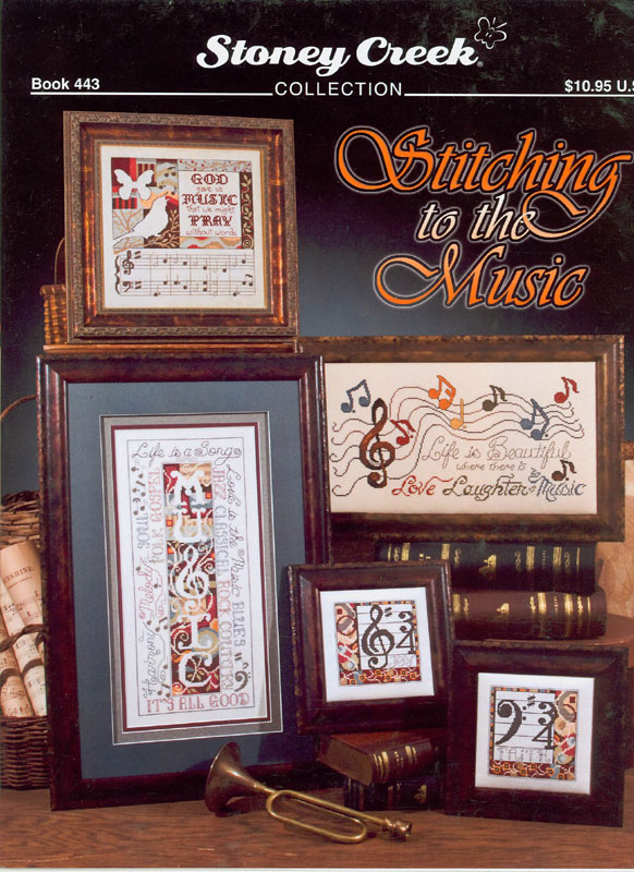 십자수도안책 Stoney/ STITCHING TO THE MUSIC-443