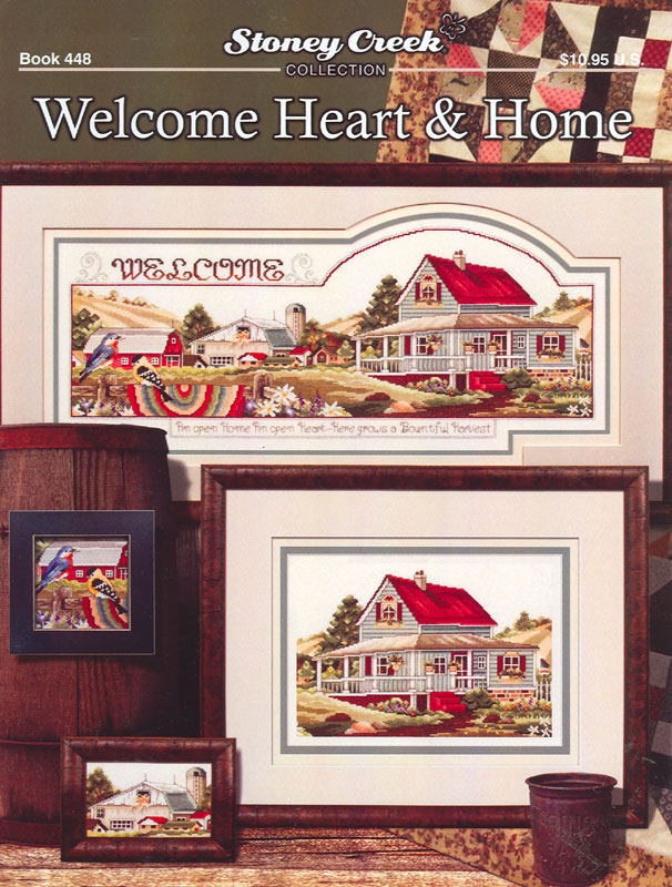 십자수도안책 Stoney/ WELCOME HEART & HOME-448