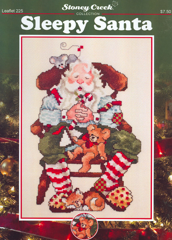 십자수도안책 Stoney/ SLEEPY SANTA-225