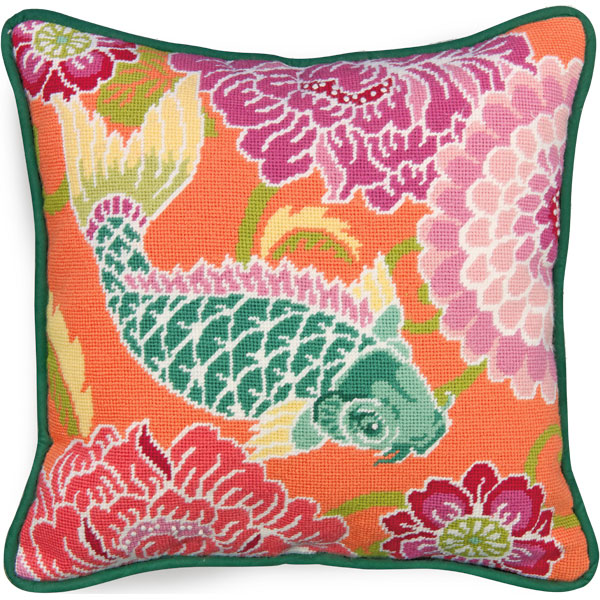 Dimensions TAPESTRY(니들포인트패키지) KOI WITH FLOWERS(털실)-71-20076