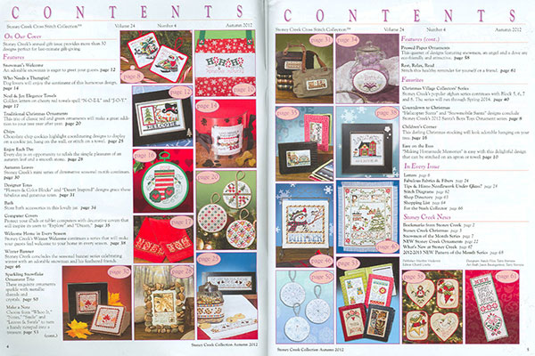 십자수잡지 STONEY CREEK-AUTUMN 2012